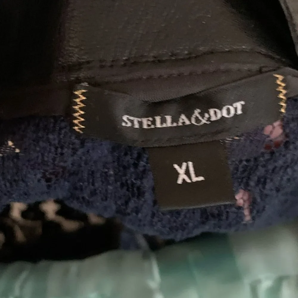 Stella dot lace bomber